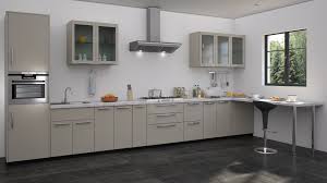 Straight Modular Kitchen Ideas Blue Kitchen Interior Interior Design Kitchen Kitchen Design