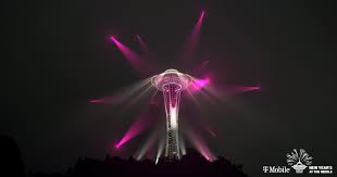It uses digital mapping technology with a twist, as layers of images are laid over real video of the needle, shot in advance from multiple camera angles. Space Needle Posts Facebook