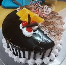 Buat yang ni dulu sebab bila coklat. Birthday Cake