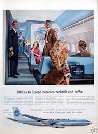 1959 Vintage Ad Pan American Airlines Jet Clipper To Europe First Class Lounge Ebay Vliegtuig Luchtvaart