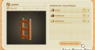 Acnh Ladder How To Get Animal Crossing Gamewith