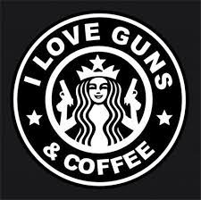 Download I Love Guns And Coffee Car Window Decal A1 Coffee Decal Car Decals Vinyl Cup Decal