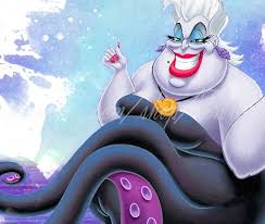 New disney the little mermaid evil octopus ursula plush. Mermaid Canvas Octopus Witch Poster Princess Watercolor Etsy Mermaid Canvas Mermaid Poster Watercolor Print