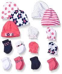 Amazon Com Gerber Baby Girls Love 15 Piece Socks Caps And Mittens Essential Gift Set Clo Baby Girl Outfits Newborn Sweet Baby Girl Clothes Cool Baby Clothes