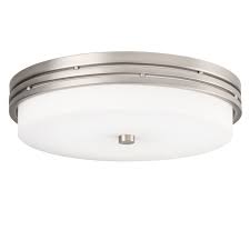 Discover kichler's landscape, outdoor & indoor lighting: Kichler 42380niledr Brushed Nickel Ceiling Space 14 Led Ceiling Light Lightingshowplace Com