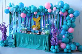 With an assortment of mermaid decorations, tableware, and party accessories, you'll be set to turn any birthday party into a barnacle bash. Mermaid Birthday Party Ideas Photo 1 Of 23 Mermaid Theme Birthday Party Mermaid Birthday Party Mermaid Birthday Party Decorations