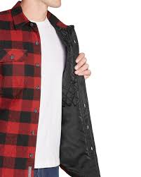 Men S Eddie S Favorite Flannel Quilted Shirt Jacket Eddie Bauer Mens Flannel Jacket Quilt Shirt Shirt Jacket