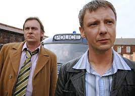 Dci Gene Hunt And Di Sam Tyler Life On Mars Uk Life On Mars John Simm Tv Detectives