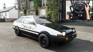 High tech white custom parts: Toyota Ae86 Initial D Forza Horizon 4 Logitech G29 Gameplay Youtube