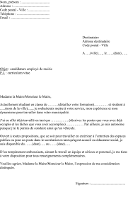Lettre De Motivation Pour Travailler Espace Vert