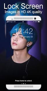 Bts matching home and lock screen. V Kim Taehyung Bts Lock Screen Hd 4k For Android Apk Download