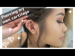 Piercing my triple cartilage AT HOME