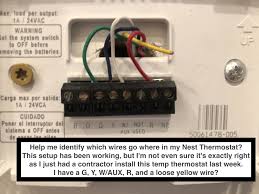 #3 use standard wiring colors to detach a wire from the old thermostat, and connect it to the terminal with the same letter(s) on the new thermostat. Honeywell Thermostat 4 Wire Diagram Led Resistor Wiring Diagram For Wiring Diagram Schematics