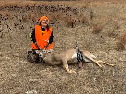 My daughter shot her very first deer! So proud of her!