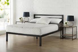 Amazon Com Zinus Modern Studio 14 Inch Platform 3000h Metal Bed Frame Mattress Foundation Wooden Slat S Bed Frame Black Metal Bed Frame Bed Frame Mattress