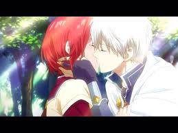 Love The Kiss Scene Akagami No Shirayuki Snow White With The Red Hair Anime