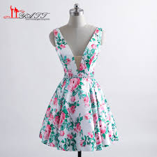 Find great deals on ebay for floral pattern dress. 2017 Cocktail Dresses Patterns Floral Print Prom Dresses Short Vintage Evening Party Dress Formal Pink Robe De Soiree Cocktail Dress Patterns Cocktail Dressespatterns Cocktail Dresses Aliexpress