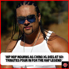 Chino XL, the influential rapper and actor, has passed away at 50, his  family confirmed through his Instagram account. Derek Keith Barbosa, known  as Chino XL, died peacefully at home