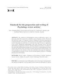 Research (imms and greaves 2013). Pdf Standards For The Preparation And Writing Of Psychology Review Articles