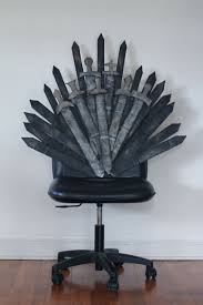 Diy Game Of Thrones Iron Throne Office Chair Ehow Com Game Of Thrones Chair Iron Throne Diy Chair