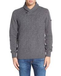 Ben sherman x brian cannon. Men S Grey Shawl Neck Sweaters By Ben Sherman Lookastic