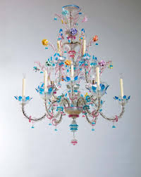 Italian Venetian Ca Rezzonico Chandelier Blown Murano Glass Galliano Ferro In 2020 Colorful Chandelier Blown Glass Art Murano Glass Chandelier
