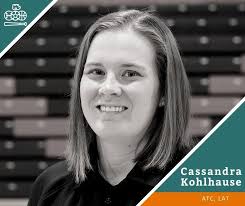 It's National AT Appreciation Month. Thanks to Cassie Kohlhause for taking  care of our athletes this year.