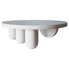 Bobo intriguing objects' selection of modern coffee tables complements any modern living space. Low Round Tricolumn Coffee Table By Msj Furniture Studio For Sale At 1stdibs