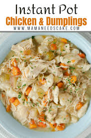 Instant pot mediterranean chicken and quinoa stew. Instant Pot Chicken And Dumplings Pressure Cooker Mama Needs Cake
