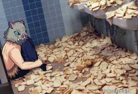 Mostly Void Partially Stars My Contribution To The Draw Inosuke Tag Slayer Anime Anime Demon Slayer Meme