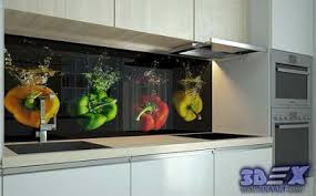 3d Panel 3d Glass Panel 3d Backsplash 3d Kitchen Backsplash 3d Backsplash Panel Keukens Keuken