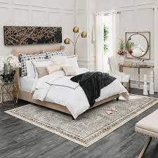 How to place a rug under a bed. How To Arrange Furniture Around An Area Rug Mohawk Home