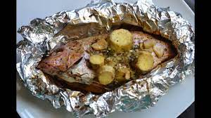 Foil Roasted Fish Youtube