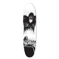 With great quality, solid wheels, and impact resistant trucks and deck, this cruiser is basically made for easy, smooth riding. Out Of Luck Black And White Cruiser Skateboard Deck The Brooding Muse Skateboard Artwork Scary Comics Skateboard Deck Art