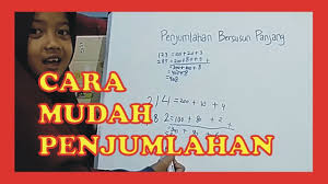 Check spelling or type a new query. Cara Mudah Penjumlahan Bersusun Panjang Kelas 2 Bupena Sd Mi Youtube