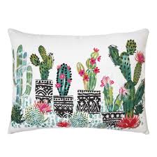 I love that you can make this cactus pillow from many types of fabric. Better Homes Gardens Cactus Splash Decorative Pillow 14 X 20 Walmart Com Walmart Com