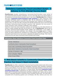 Try Real Salesforce Community Cloud Consultant Dumps Pdf And Get Success Dec 2020 Flipbook By P Eggyj Price123 Fliphtml5