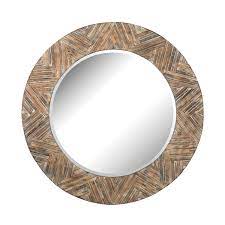 Add a few mirrors in your home to both add light and create the illusion of more space. Elk Home Natural Drift Wood 48 Inch Round Mirror 51 10162 Bellacor