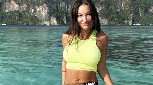 Beautiful Monika Fox in Green Top in Tropics: Beach Porn by FapHouse