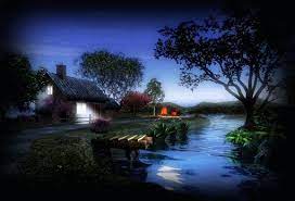 Maybe you would like to learn more about one of these? Cottage By River Digital Art Gallery Scenery Nature Wallpaper