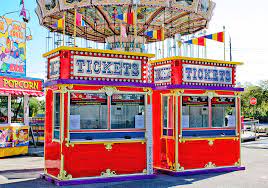See more ideas about ticket booth, circus carnival party, carnival themed party. Red Carnival Ticket Booths Photograph By Eye Shutter To Think
