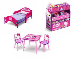 Hello Kitty Toddler Bed Toy Storage Bin Organizer Toddler Table And Chair Set Toddler Bed Toddler Table Toddler Organization