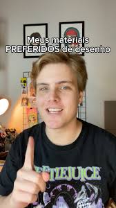 Meus materiais preferidos de desenho