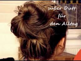 Beginne mit trockenem, sauberen haar. Susser Dutt Fur Den Alltag Youtube
