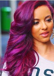 Purple hair color also has a relaxing side. Colored Hair Purple Hair Hair Styles Beautiful Hair Color