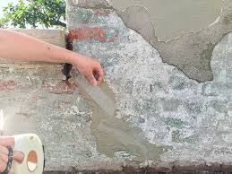 Don't worry, these are pretty easy to repair; Repairing The Stucco On The Outside Of The House The Gold Hive