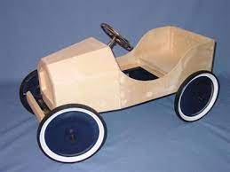 Wooden Pedal Car Kit Chasis And Body Ride On Toys Pedal Cars Vintage Pedal Cars Vintage Car Room