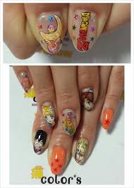 I absolutely loved them and always knew i would continue with that style. Dragon Ball Z Nail Art