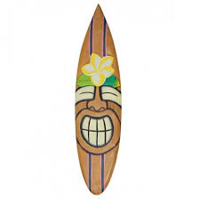 Il est fait de vinyle et de haute qualité si vous avez des idées créatives pour une 5' mur accrochant le décor de planche de surf de planche de surf hawaïenne de plage de. Grande Planche De Surf Bois Clair 100cm Deco Tiki Hibiscus Prix Pas Cher Cdiscount