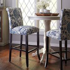 Arms or no arms armchairs add a comfort component. Angela Deluxe Bar Stool Indigo Meadow Upholstered Bar Stools White Dining Room Chairs Home Decor Kitchen